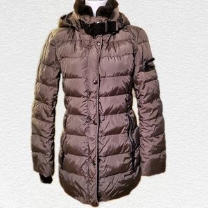S13 Women's Hooded Duck Down Puffer Coat Size Medium